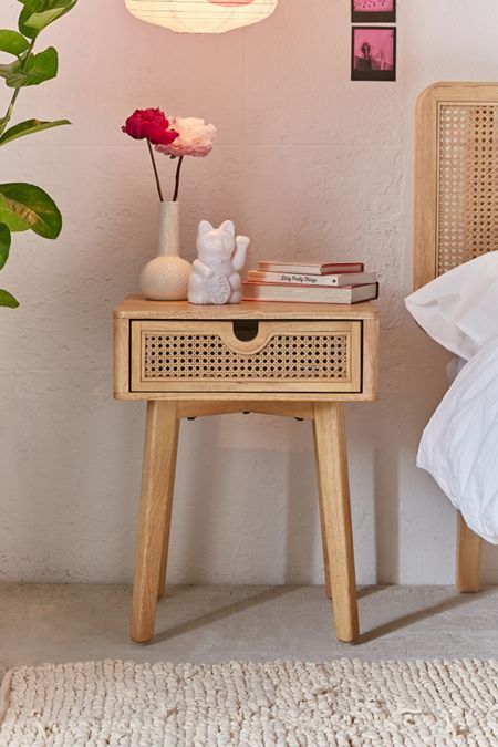 Rattan Nightstand